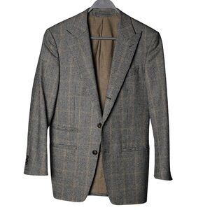Suit Supply Suit Houndstooth 36R Grey and Tan
Washington (Extra Slim)
